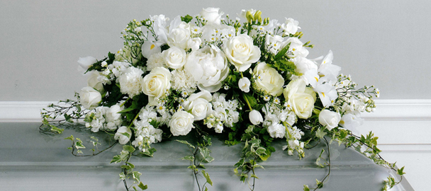 Funeral flowers, funeral wreaths, flower bouquets