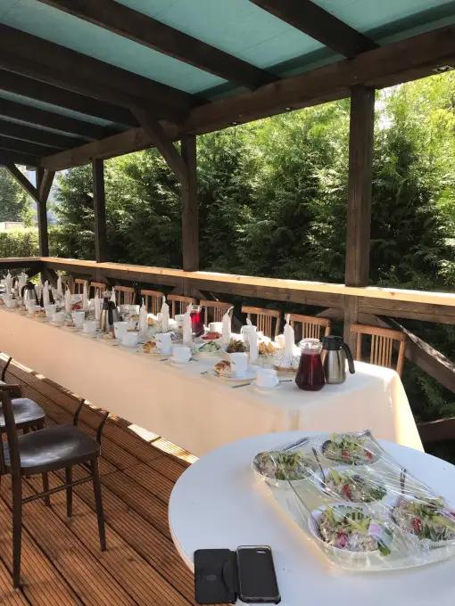 Bēru mielasti terasē