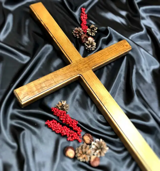 Katoļu koka krusti