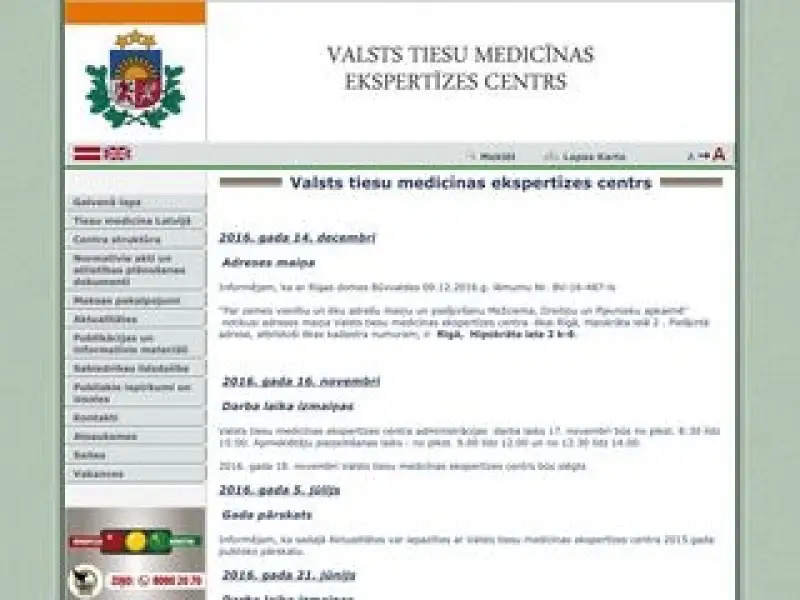 Valsts tiesu medicīnas ekspertīzes centrs Valmierā 