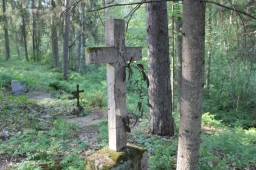 Saldus pagasts, Mazbišu kapi