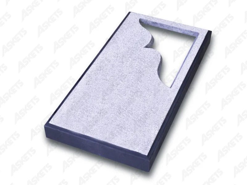 Kapu apmale vienvietīga, slēgta, ar izgriezumu