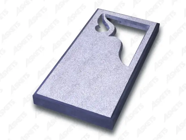 Kapu apmale vienvietīga, slēgta, ar diviem izgriezumiem