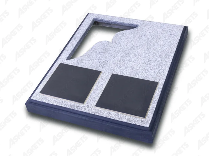 Kapu apmale pusotrvietīga, slēgta, ar izgriezumu un divām plāksnēm