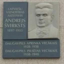 Piemiņas plāksne Andrejam Švirkstam