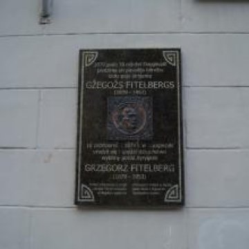 Gžegoža Fitelberga memoriālā piemiņas plāksne