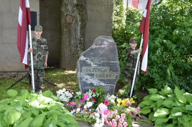 Piemiņas akmens 1941. gadā izsūtītajiem 