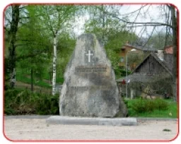 Piemiņas akmens represētajiem Kandavā