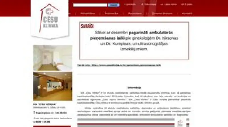 Cēsu klīnikā.Morgs 