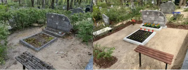 Grave Renovation at Ivan Cemetery