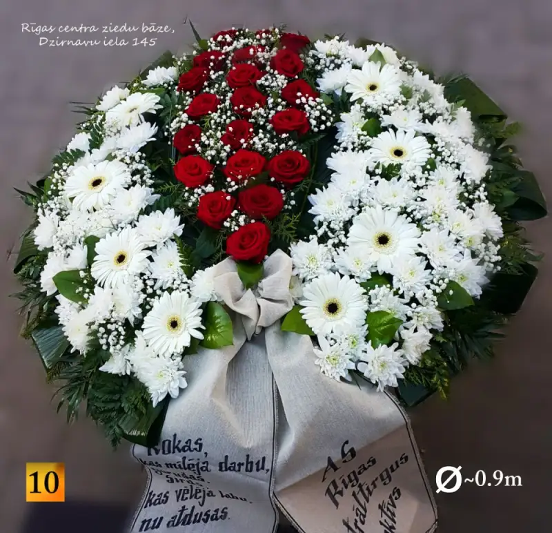 vainags ar tautisko lentu, atrā izgatavošana, Rīgas centrs