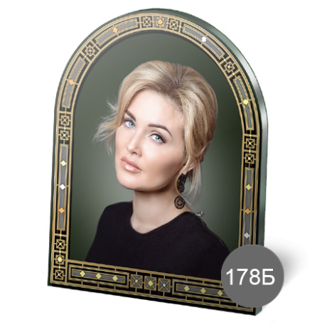 Dekoratīvie portreti stiklā Nr.178