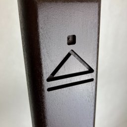 Preview image for  Tumšais koka krusts ar ornamentiem