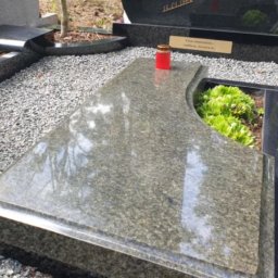 Preview image for  Granite gravestone with an open corner
