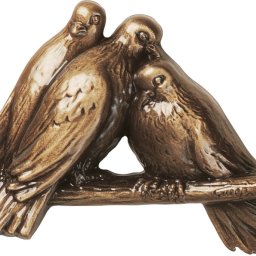 Preview image for  Bronzas plāksnītes ar putniem