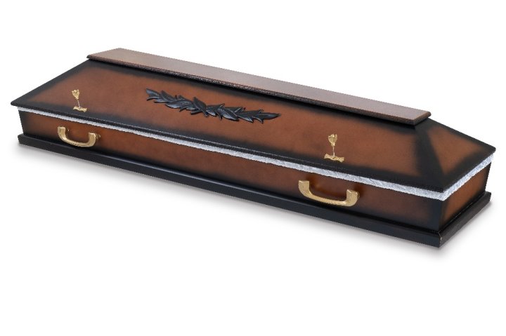 Wooden coffin
