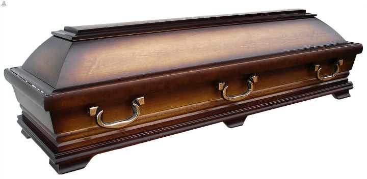 Wooden coffins with bronze fittings