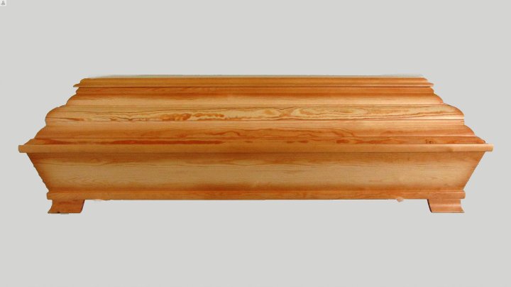 Wooden coffin