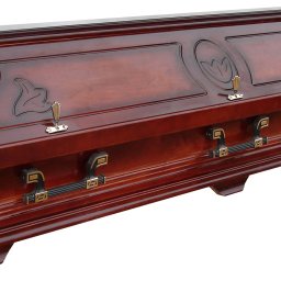 Preview image for  Burgundy coloured coffin
