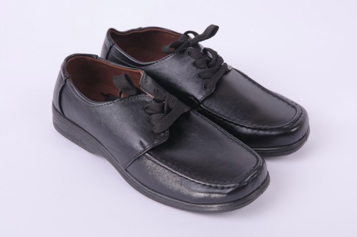Black shoes for the deceased