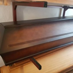 Preview image for  Matēts koka zārks tumši brūnā krāsā