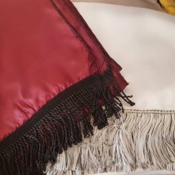 Preview image for  Līna sētu lenta baltā un sarkanā krāsās