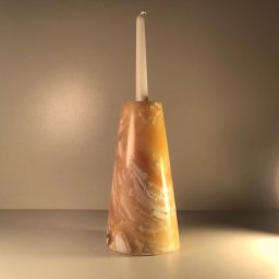 Preview image for  Akmens svečturis no dabīgā Oniksa materiāla - interjeram