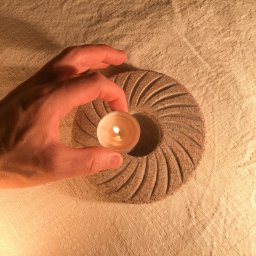 Preview image for  Svečturis - dekoratīvs dzirnakmens