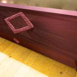 Preview image for  Draped wooden caskets