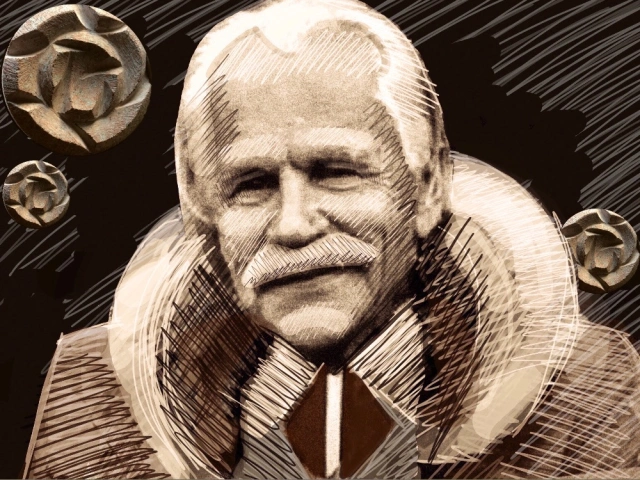 Skice un ziedojumi, Latvijas atmodas laika dziesminieka Eduarda Rozenštrauha piemineklim Rīgā