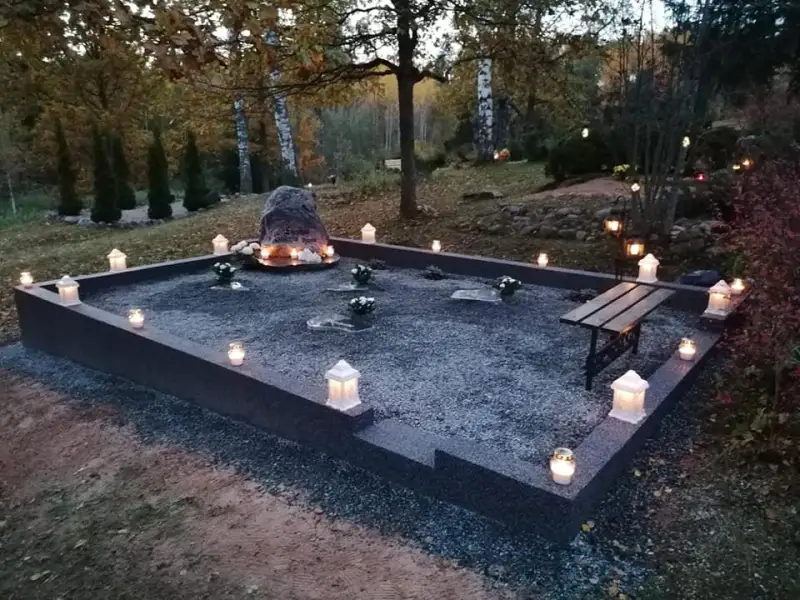 Grave site beautification