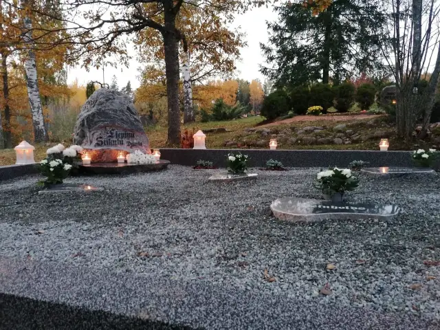 Grave site cleaning services