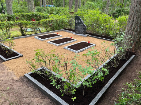 Rudens kapavietas uzkopšana