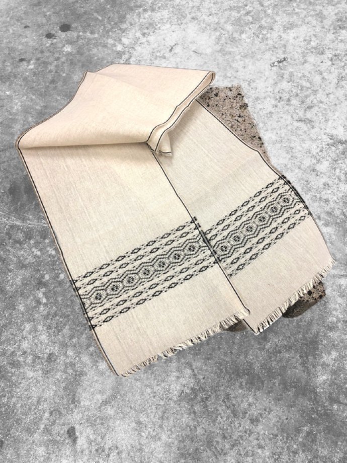 Handmade linen mourning ribbon