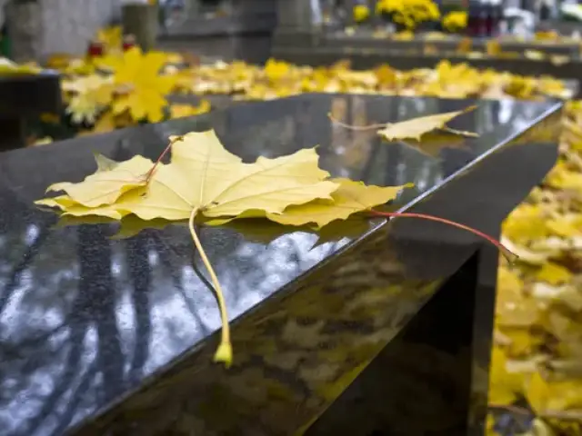 Granite grave benches
