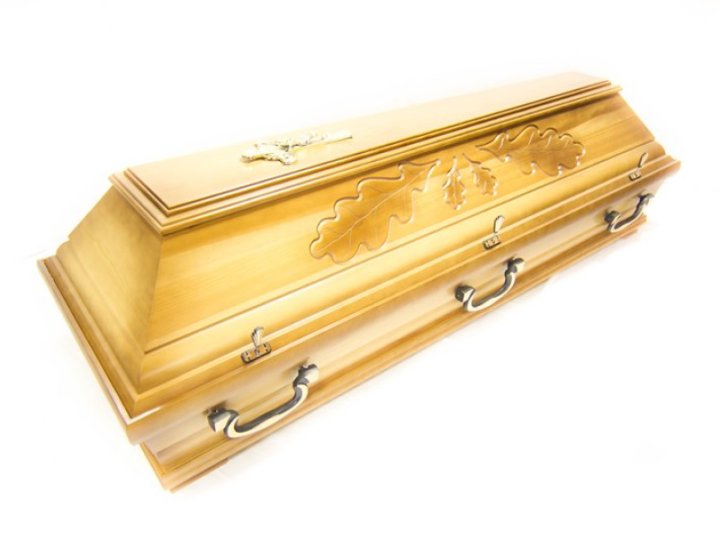 Koka zārks ar ozollapām