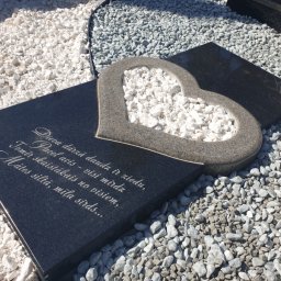Preview image for  Granite gravestone - Heart shaped