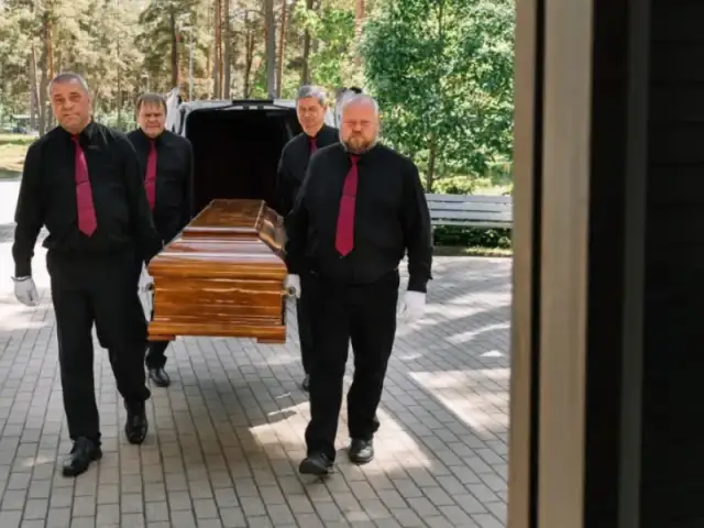 Arrangement of a farewell ceremony