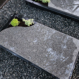 Preview image for  Granite gravestone with an open corner