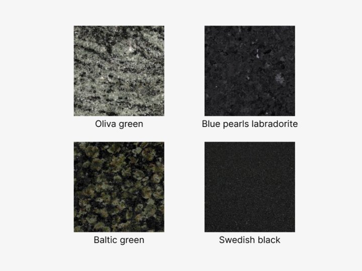 Exclusive grave slabs - with 15 colours of granite
