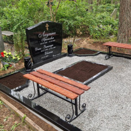 Preview image for  Wooden grave bench for beautification of the burial place