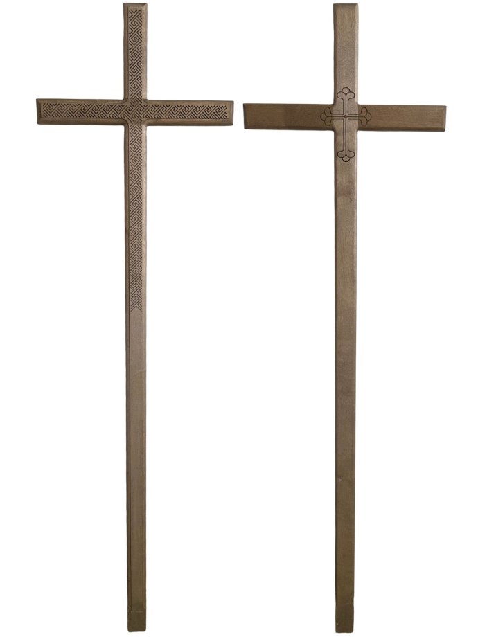 Catholic wooden crosses with milling