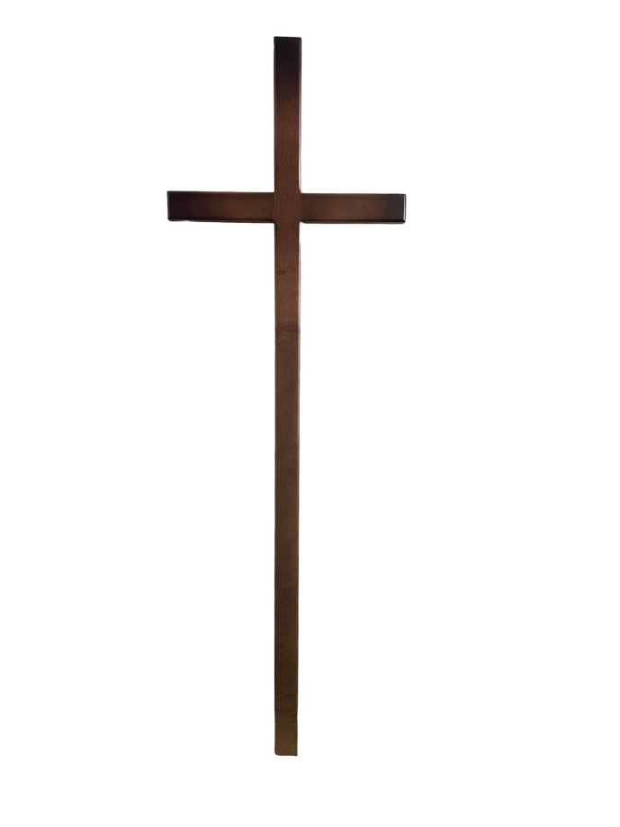 Catholic wooden crosses in dark colour