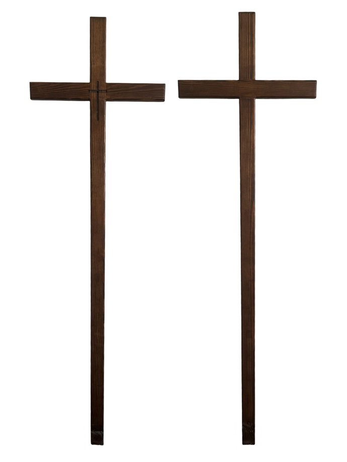 Catholic wooden crosses for funerals