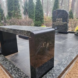 Preview image for  Granite grave bench - Quality and various colours