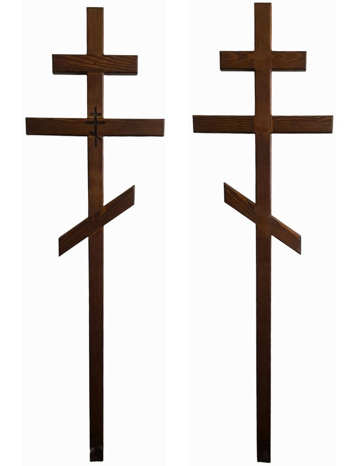 Wooden crosses for funerals