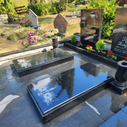 Preview image for  Granite closed gravestone with classic design