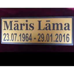 Preview image for  Plaques with the deceased's details