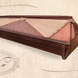 Preview image for  Draped wooden coffin Nr.31