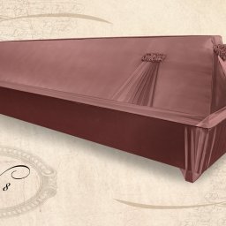 Preview image for  Draped wooden coffin Nr.8